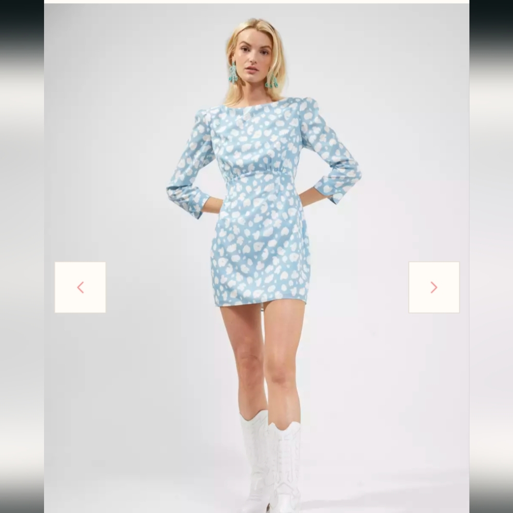 French connection forget me not minidress